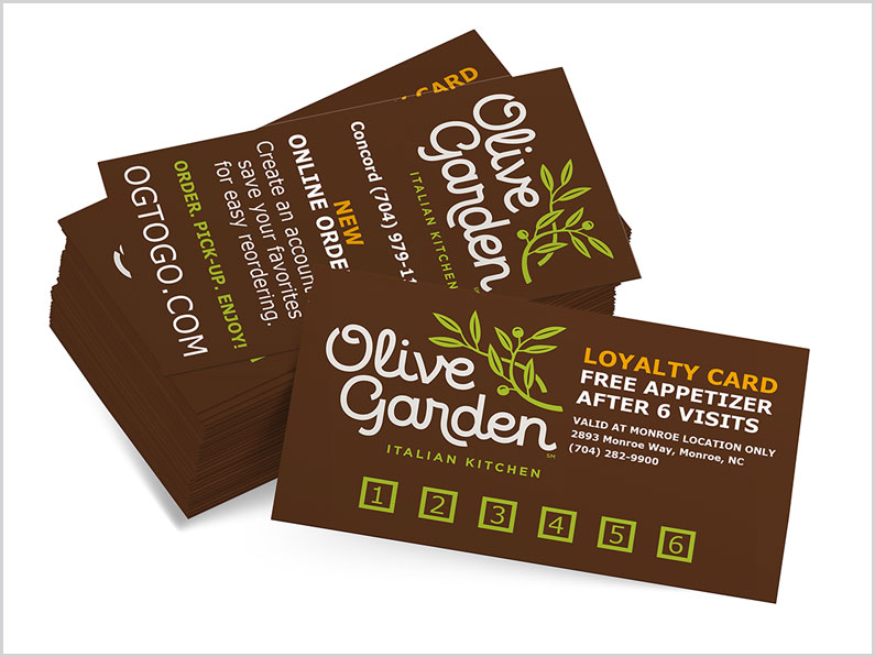 Olive Garden Loyalty Cards Rovere Media